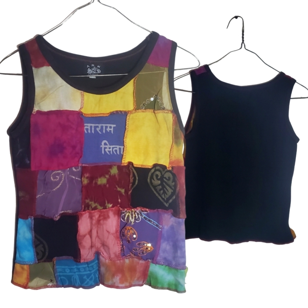 Ark Patchwork tank top, size M